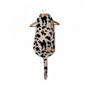 Cow Print Dog Sweater